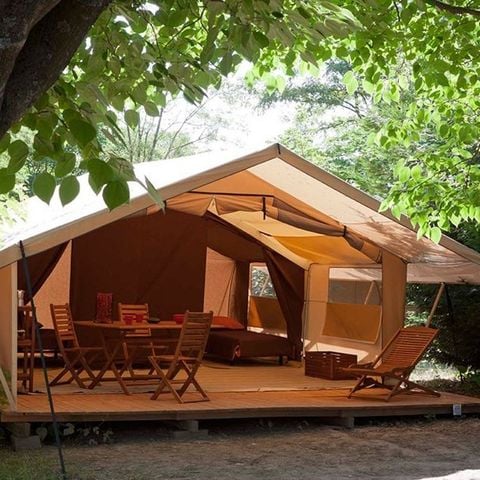 Safarizelt 5 personen - Lodge Cotton Nature 3 Zimmer 5 Personen Ohne Sanitäranlagen