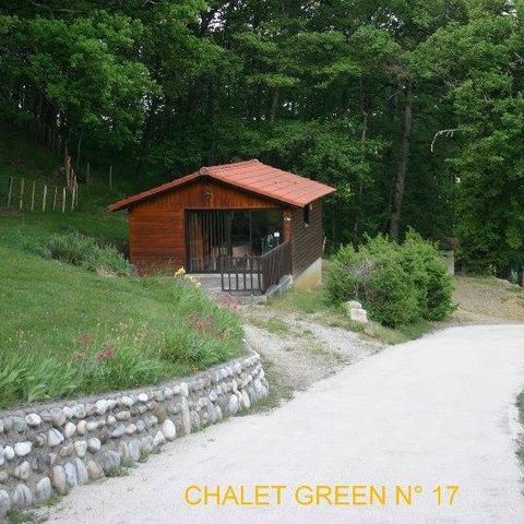 CHALET 6 personen - Chalet GROEN 35m² / 2 kamers - terras