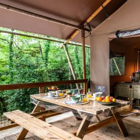 Safaritent 6 personen - Lodge XL Luxe Sanders 4 Kamers 6 Personen
