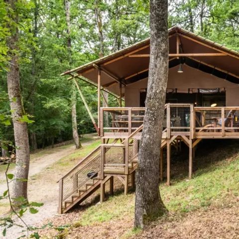 Tienda de lona y madera 6 personas - Lodge XL Luxe Sanders 4 Habitaciones 6 Personas