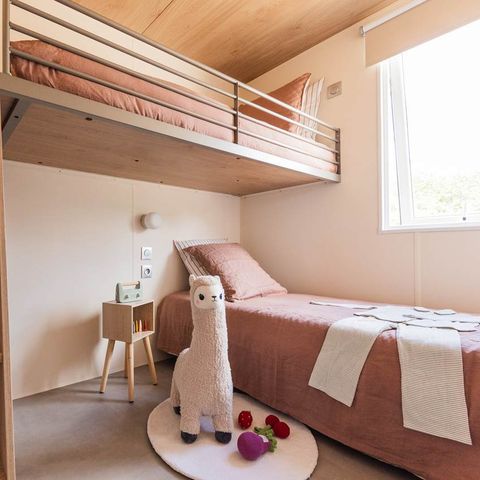 Mobilheim 4 personen - Komfort Premium Living - Klimaanlage/Spülmaschine - Bettwäsche und Handtücher inbegriffen (Haustiere verboten)