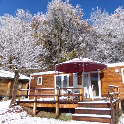 MOBILHOME 6 personas - PONT D'ESPAGNE 3 habitaciones, 2 baños = sábanas + toallas + servicio de limpieza