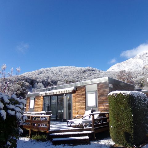 MOBILHOME 6 personas - PONT D'ESPAGNE 3 habitaciones, 2 baños = sábanas + toallas + servicio de limpieza