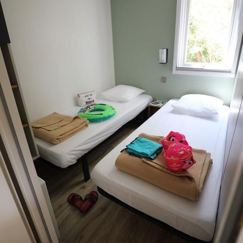 Stacaravan 5 personen - Moorea 52 m² - 3 kamers - 2 slaapkamers - Privé jacuzzi - Airconditioning