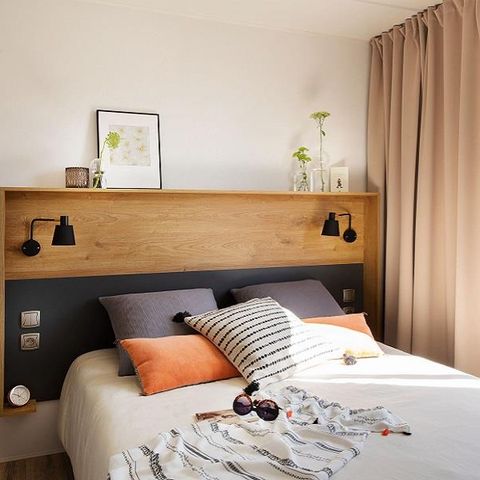 Stacaravan 4 personen - Moorea 52 m² - 3 kamers - 2 slaapkamers - Privé jacuzzi - Airconditioning