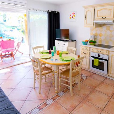 Wohnung 4 personen - 3-Zimmerwohnung Mezzanine 56 m² - 2 Schlafzimmer - Klimaanlage und TV