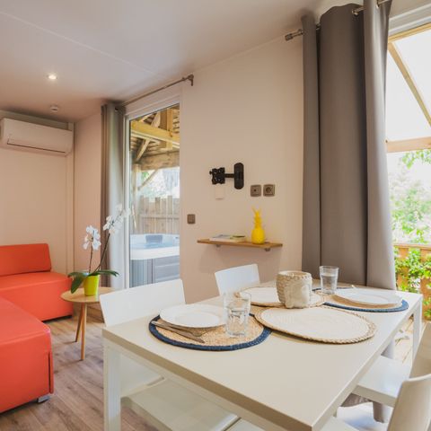 MOBILE HOME 4 people - Mobil-Home Moorea SPA & rooftop - 52m2