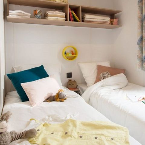 MOBILHOME 6 personas - Maïao 36 m² - 4 habitaciones - 3 dormitorios - Aire acondicionado y TV