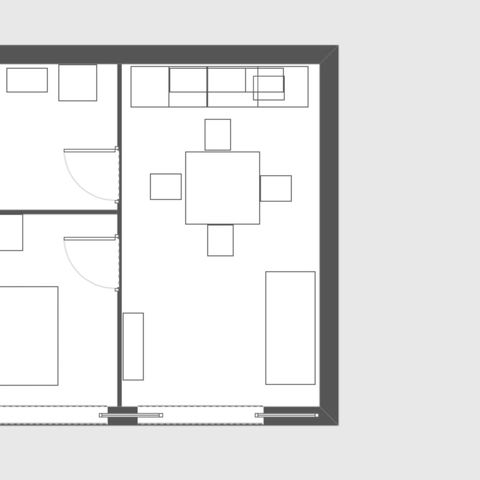 APARTEMENTO 4 personas - Piso Hestia - 2 habitaciones 33 m² - 1 dormitorio - Aire acondicionado y TV