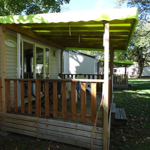 Stacaravan 4 personen - met 2 slaapkamers Argent (Ophéa 7)