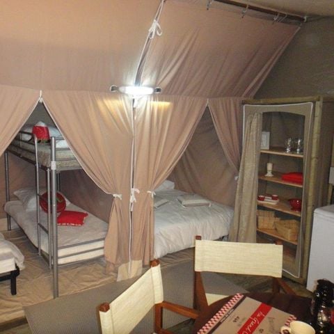 Tente en toile et en bois 5 personnes - Lodge Canada