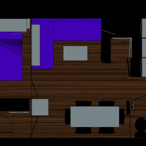 BUNGALOW 6 personnes - Mobil Home 3 chambres Argent (ophéa 8)