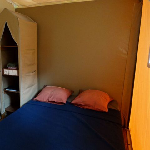 Tente en toile et en bois 5 personnes - Wood Lodge