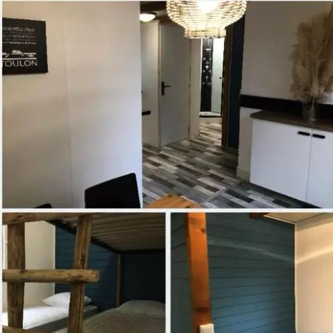 Stacaravan 10 personen - Cabanon Tribu 5 kamers 10 personen Airconditioning + TV