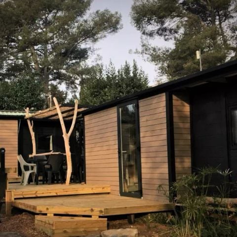 Stacaravan 10 personen - Cabanon Tribu 5 kamers 10 personen Airconditioning + TV