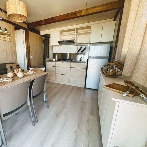 Chalet 5 personen - Chalet Morea, 25M², 2K, Airconditioning, Terras