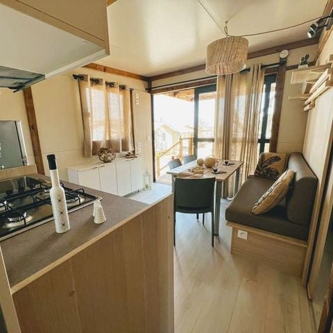 Chalet 5 personnes - Morea - 25M² - 2 chambres - Clim - Terrasse