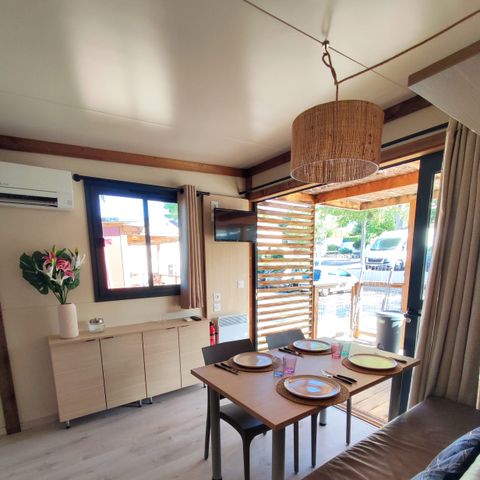 Chalet 5 personen - Chalet Morea, 25M², 2K, Airconditioning, Terras