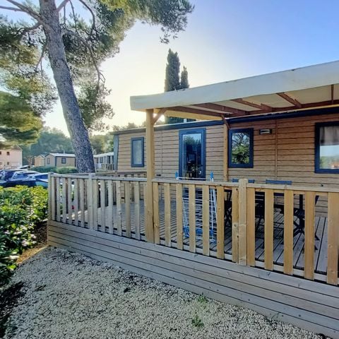 Mobilheim 6 Personen - MH EVASION, 33.3m², 3 Zi, Klimaanlage, Terrasse