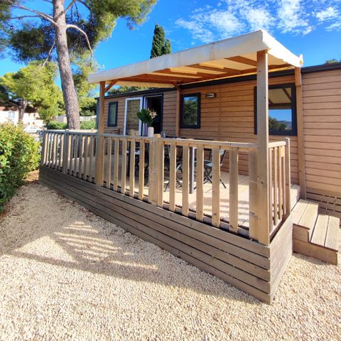Casa mobile 6 persone - MH EVASION, 33.3m², 3 camere da letto, aria condizionata, terrazza