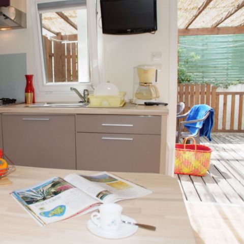 BUNGALOW 4 personnes - RENECROS MOBIL HOME 22M² 2CH. 4 PERS
