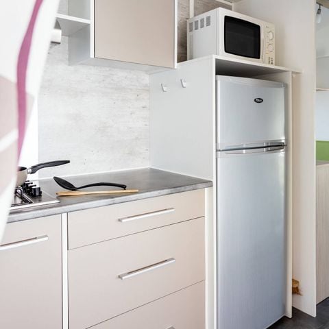 Mobilheim 6 personen - Comfort | 3 Schlafz. | 6 Pers. | Erhöhte Terrasse
