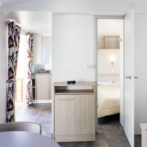 Mobilheim 6 personen - Comfort | 3 Schlafz. | 6 Pers. | Erhöhte Terrasse