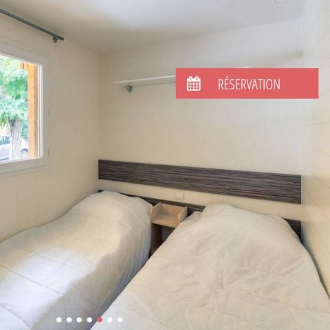 Stacaravan 8 personen - Le Baou SPA - overdekt terras