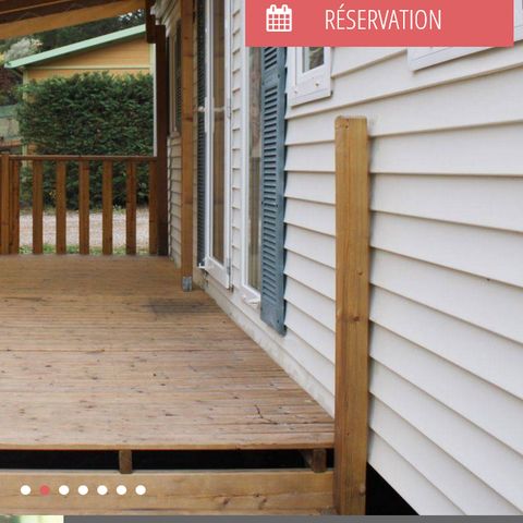 Mobilheim 8 Personen - Le Baou SPA - überdachte Terrasse