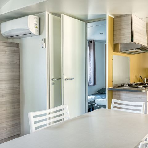 Mobilheim 6 Personen - Mobil Home Le PRADET mit überdachter Terrasse