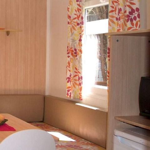 Stacaravan 2 personen - Stacaravan Middellandse Zee - 21m² - 2 kamers + overdekt terras