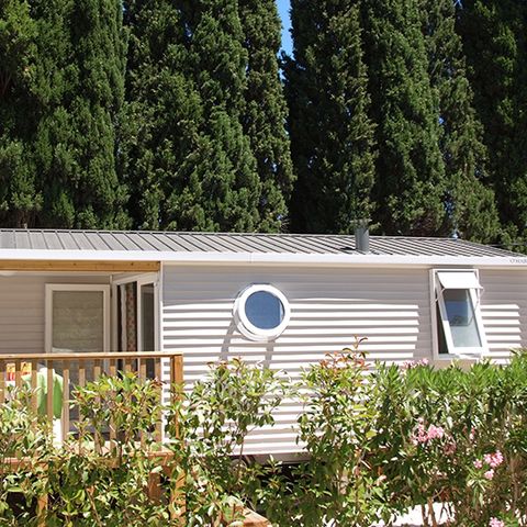 MOBILHOME 2 personas - Mobil Home Îles D'or - 23m² - 2 habitaciones + terraza semicubierta