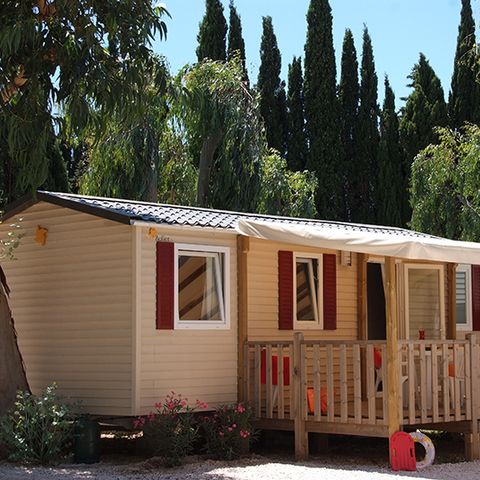 Mobilheim 2 Personen - Mobilheim Corail - 26m² - 2 Zimmer + Überdachte Terrasse