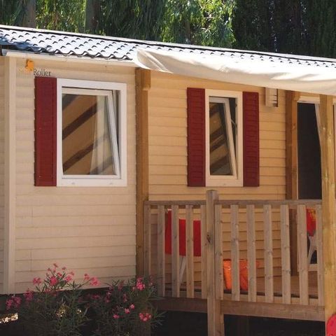 BUNGALOW 2 personnes - Mobil-home Corail - 26m² - 2 chambres + Terrasse couverte