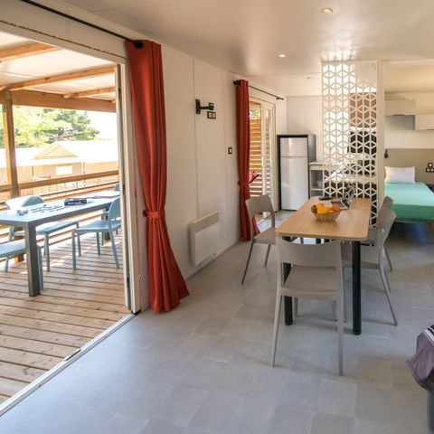 MOBILHOME 8 personnes - 3 chambres - CLIM - LV