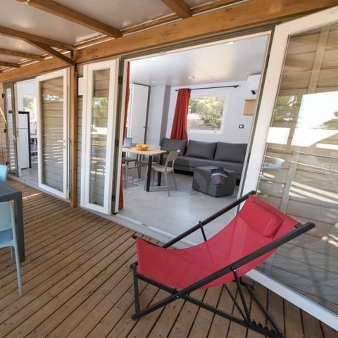 MOBILHOME 8 personnes - 3 chambres - CLIM - LV