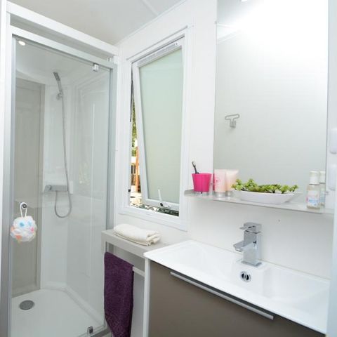 CASA MOBILE 5 persone - Casa mobile MIMOSA con 2 camere da letto e aria condizionata (29m²)