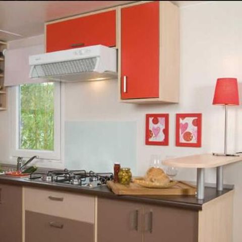 MOBILHOME 5 personas - Mobil AZUR espacioso de 2 habitaciones con aire acondicionado (34m²)