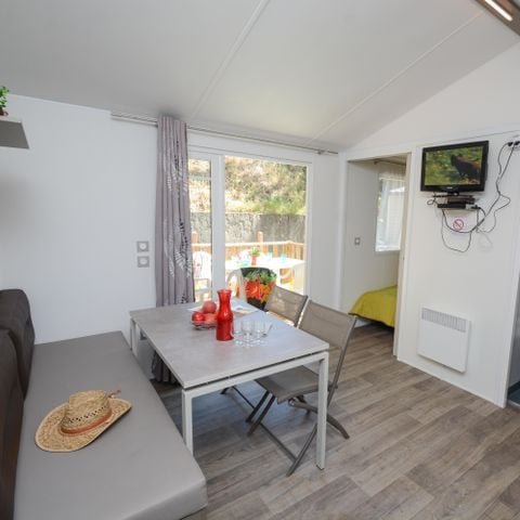 MOBILHOME 5 personas - Casa móvil de 2 dormitorios con aire acondicionado (34 m²)