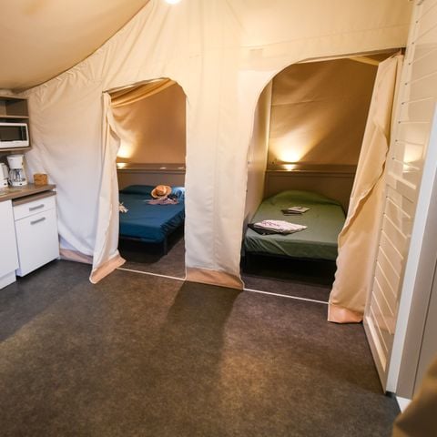 TENDA IN TELA E LEGNO 4 persone - ALLOGGIO MAASAI