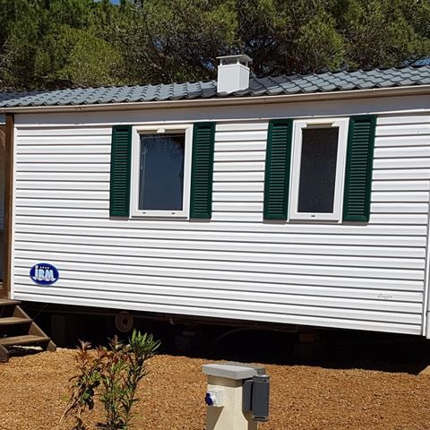 Stacaravan 4 personen - Cigale + Airco + TV 32m² - 2 kamers