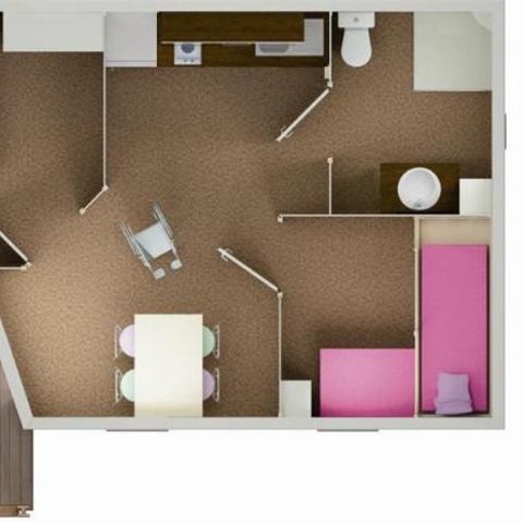 Chalet 5 Personen - CH2 PMR 35 m²