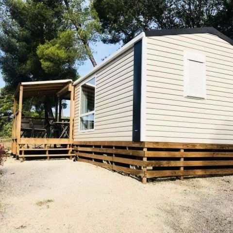 Stacaravan 4 personen - Mobile-Home Figuerolles 3 Kamers 4 Personen Airconditioning + TV