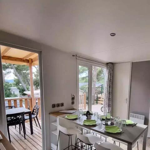 Mobile home 6 persons - Mobil-Home En Vau 4 Rooms 6 People Air-conditioned + TV