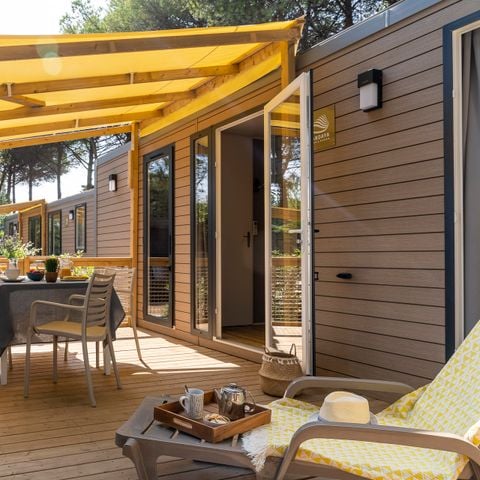 Mobilheim 4 Personen - Cottage Privilège Plus TV Clim - 2 Zi / 2 Bäder - 4 Personen