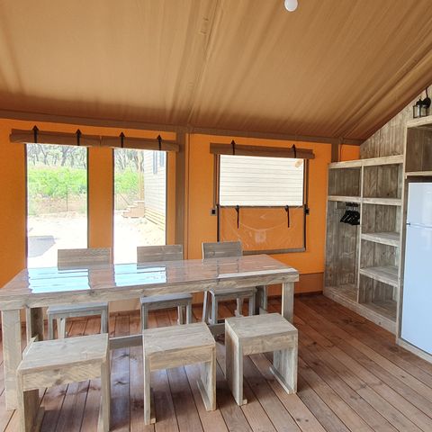 Safarizelt 6 Personen - Eco-Lodge WOODY 3 Zimmer