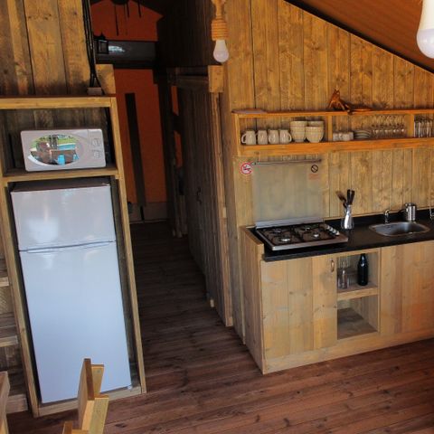 Safarizelt 6 Personen - Eco-Lodge WOODY 3 Zimmer