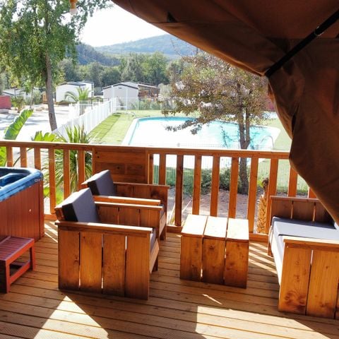 Safarizelt 6 Personen - Eco-Lodge WOODY 3 Zimmer