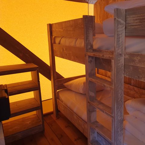 Safarizelt 6 Personen - Eco-Lodge WOODY 3 Zimmer