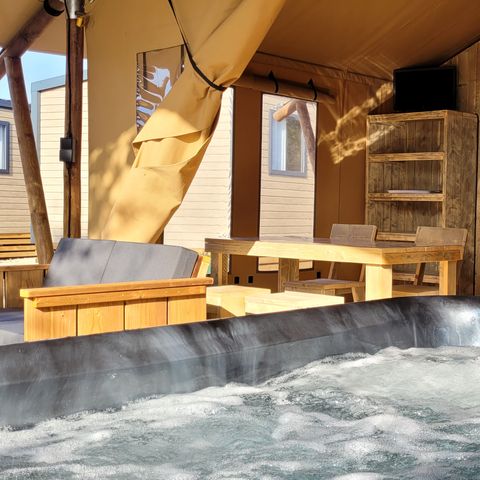 Safarizelt 4 Personen - Eco-Lodge WOODY 2 Zimmer